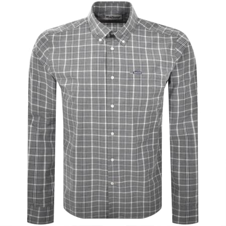 Product image for Barbour Bramham Checked Tailored Shirt Grey