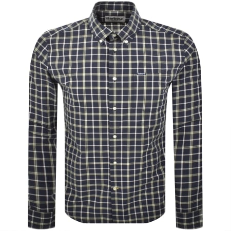 Product image for Barbour Bramham Checked Tailored Shirt Navy