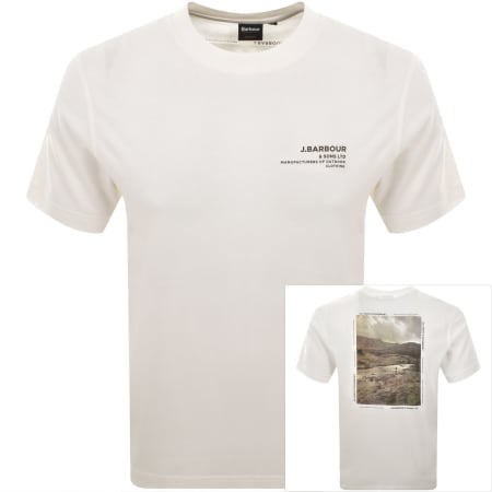 Product image for Barbour Parkend Photographic T Shirt White