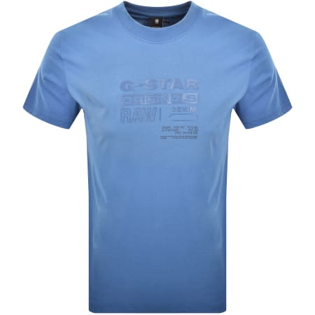 Product image for G-Star Originals Logo T Shirt Dutch Blue