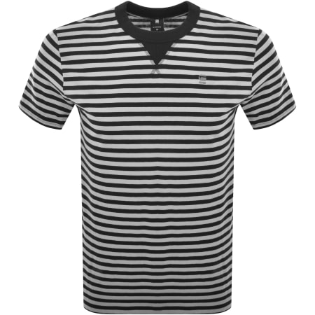 Product image for G-Star Nifious Striped T Shirt Black
