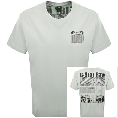 Product image for G-Star Loose Fit Barcode T Shirt Green