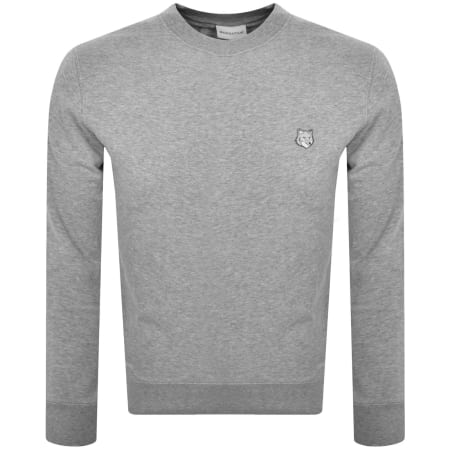 Product image for Maison Kitsune Logo Sweatshirt Grey