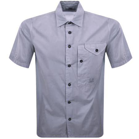 Product image for CP Company Short Sleeve Shirt Purple