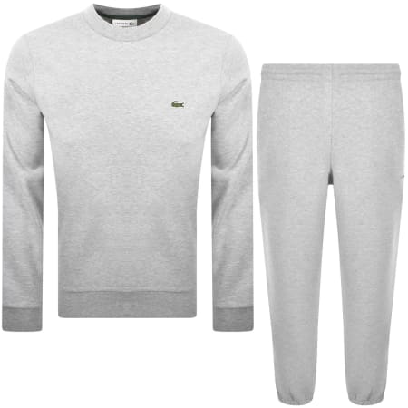Product image for Lacoste Crew Neck Tracksuit Grey