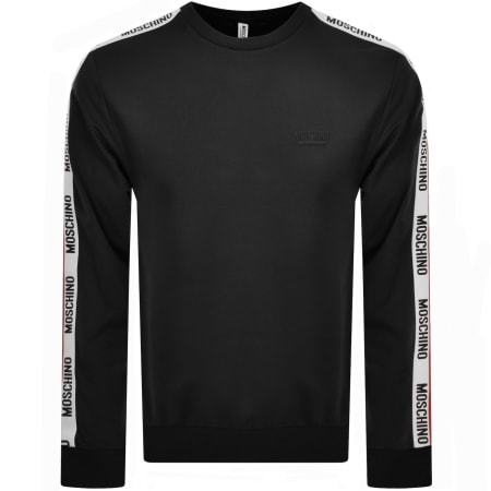 Product image for Moschino Tape Logo Sweatshirt Black