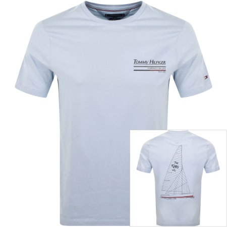 Product image for Tommy Hilfiger Outline Sailing T Shirt Blue