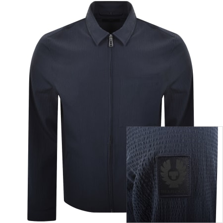 Product image for Belstaff Channel Overshirt Dark Ink