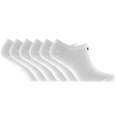 Product image for Nike 6 Pack No Show Trainer Socks White