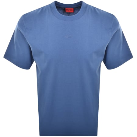Product image for HUGO Dapolino T Shirt Medium Blue