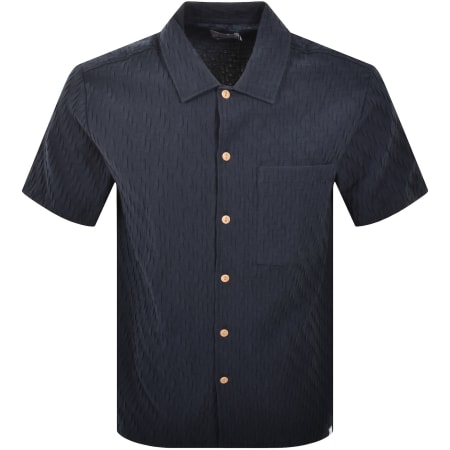 Product image for Farah Finn Short Sleeve Shirt Navy