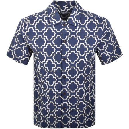 Product image for Farah Astral Short Sleeve Shirt Blue