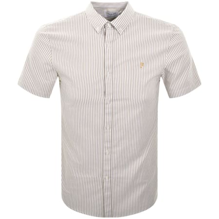 Product image for Farah Brewer Short Sleeve Shirt Beige