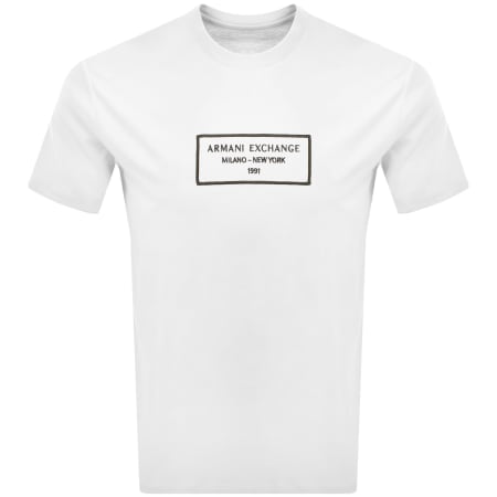 Product image for Armani Exchange Graphic Logo T Shirt Off White