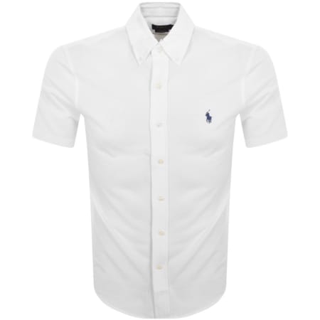 Product image for Ralph Lauren Featherweight Mesh Shirt White