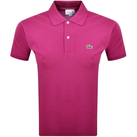 Product image for Lacoste Slim Fit Polo T Shirt Pink