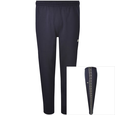 Product image for Lacoste Logo Tape Joggers Navy