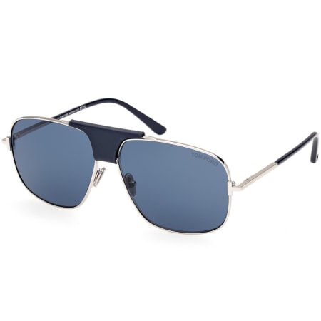 Product image for Tom Ford FT1096 Tex Aviator Sunglasses Blue