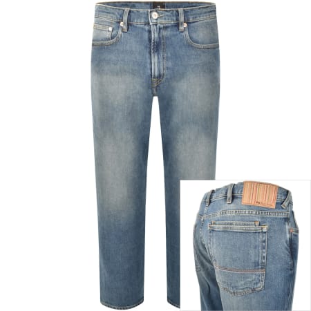 Product image for Paul Smith Relaxed Taper Jeans Mid Wash Blue