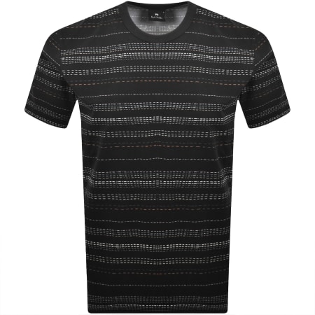 Product image for Paul Smith Stripe T Shirt Black
