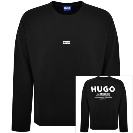 Product image for HUGO Blue Naviu Sweatshirt Black