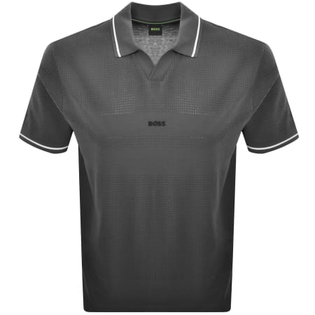 Product image for BOSS Retro Polo T Shirt Grey
