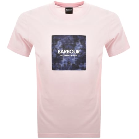 Product image for Barbour International Camo Ikat T Shirt Pink