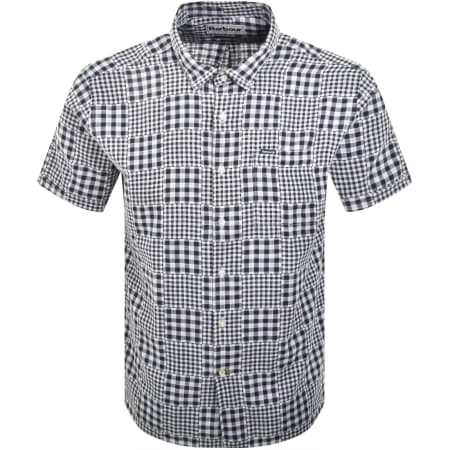 Product image for Barbour Willowbeach Short Sleeved Shirt Navy
