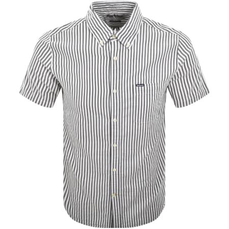 Product image for Barbour Cresswell Short Sleeve Shirt Navy