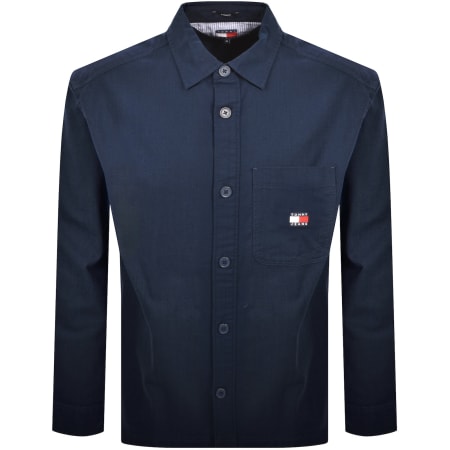 Product image for Tommy Jeans Slub Overshirt Navy