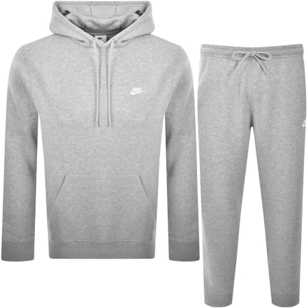 Product image for Nike Club Hooded Tracksuit Grey