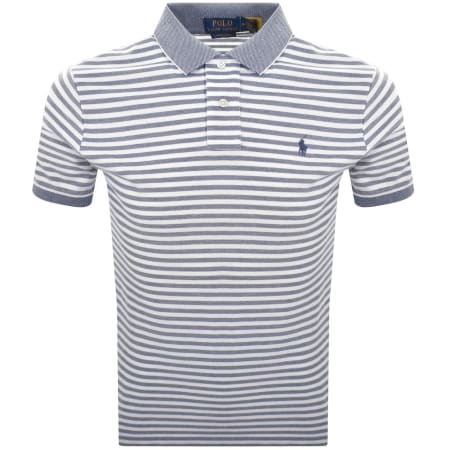 Product image for Ralph Lauren Custom Slim Polo T Shirt Navy