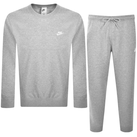 Product image for Nike Club Crew Neck Tracksuit Grey