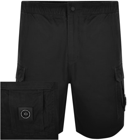 Product image for Marshall Artist Gaberdine Cargo Shorts Black