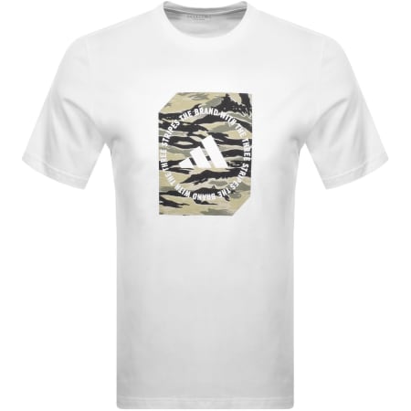 Product image for adidas Sportswear Camo Box T Shirt White
