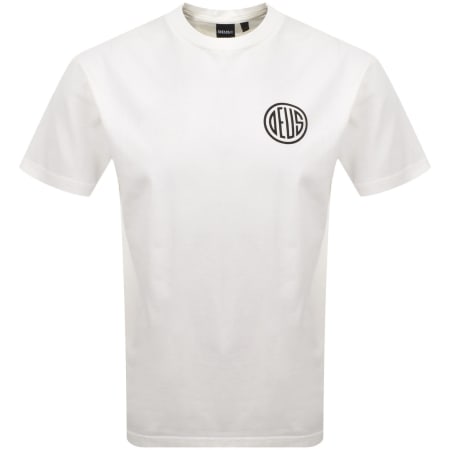 Product image for Deus Ex Machina Pill Logo Box Fit T Shirt White