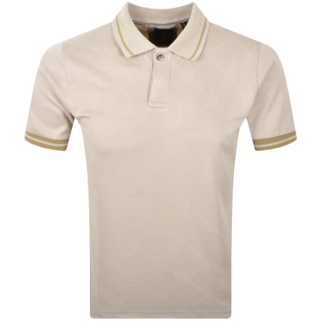 Product image for Luke 1977 Saxon Polo T Shirt Dark Ecru