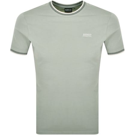 Product image for Barbour International Ethan Tipped T Shirt Grey