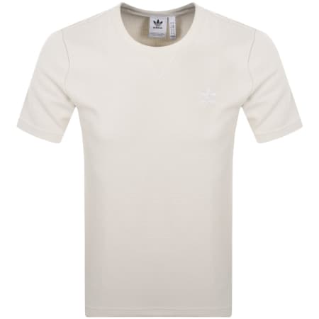 Product image for adidas Originals Essential Waffle T Shirt Cream