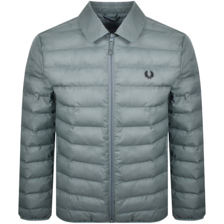 Product image for Fred Perry Collared Insulated Jacket Blue