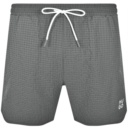 Product image for HUGO Chaffle Swim Shorts Grey
