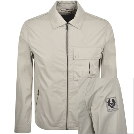 Product image for Belstaff Drome Overshirt Cement Grey