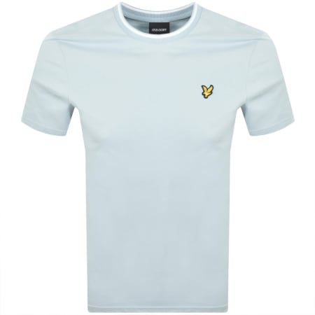 Product image for Lyle And Scott Tipped T Shirt Blue