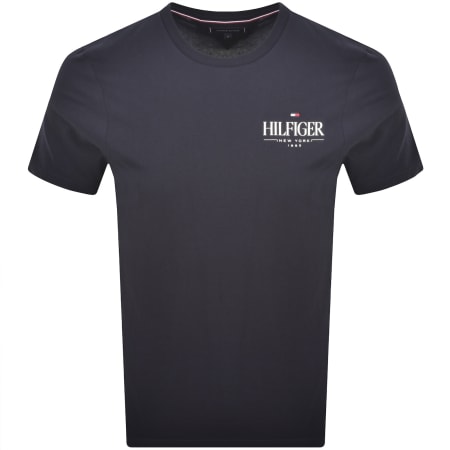 Product image for Tommy Hilfiger Stack T Shirt Navy