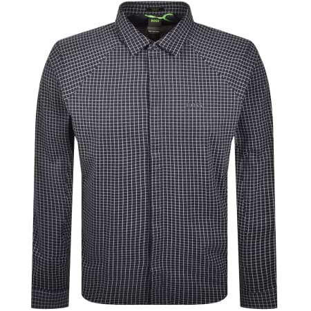 Product image for BOSS B Excurse Long Sleeve Shirt Navy