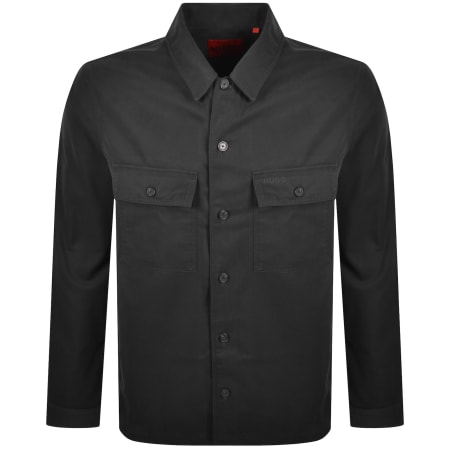 Product image for HUGO Epoldo Overshirt Jacket Black