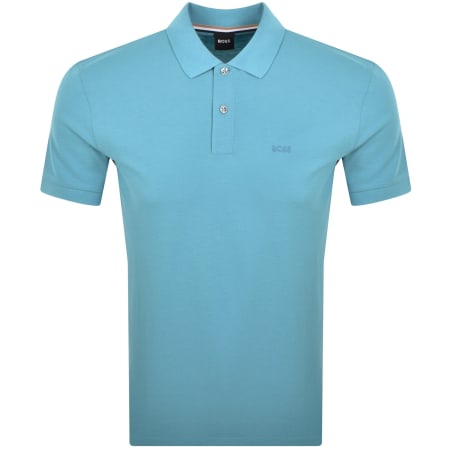 Product image for BOSS Pallas Polo T Shirt Blue