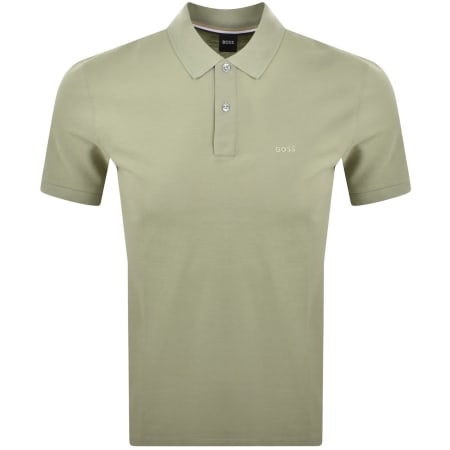 Product image for BOSS Pallas Polo T Shirt Green