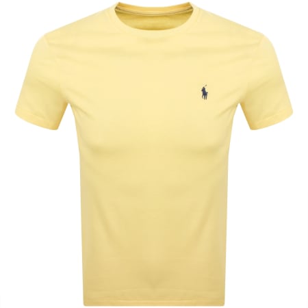 Product image for Ralph Lauren Logo T Shirt Yellow