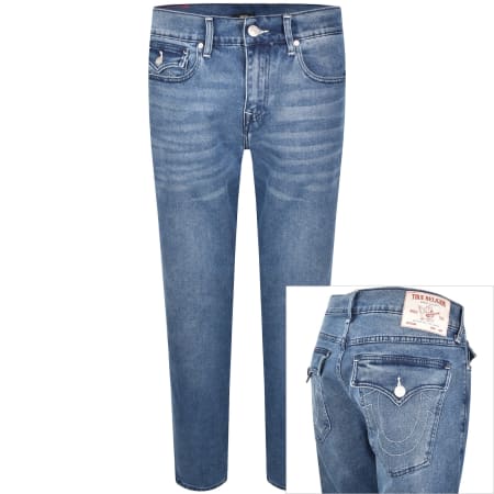 Product image for True Religion Rocco Flap Skinny Jeans Blue